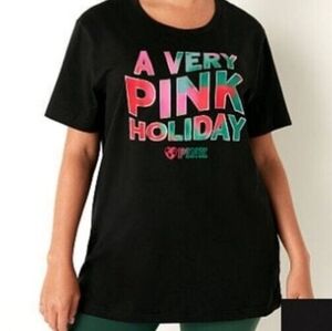 Victoria's Secret Holiday T-Shirt by PINK  One Size